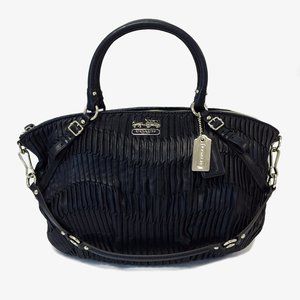 Coach 15947 Madison Lindsey Gathered Leather Satchel Bag